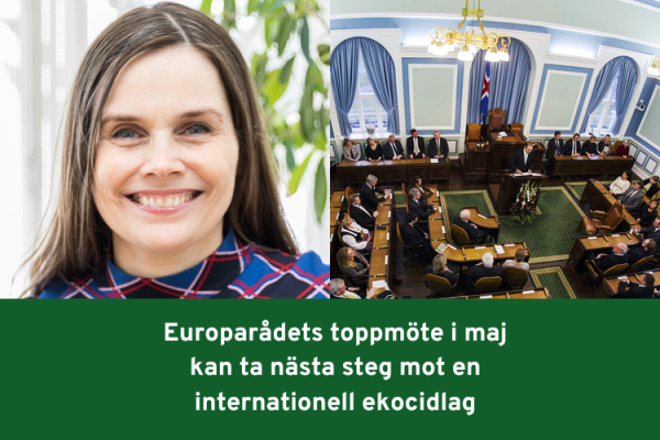 Europarådets toppmöte i maj kan ta nästa steg mot en internationell ekocidlag (1) Europarådets toppmöte i maj kan ta nästa steg mot en internationell ekocidlag (1)